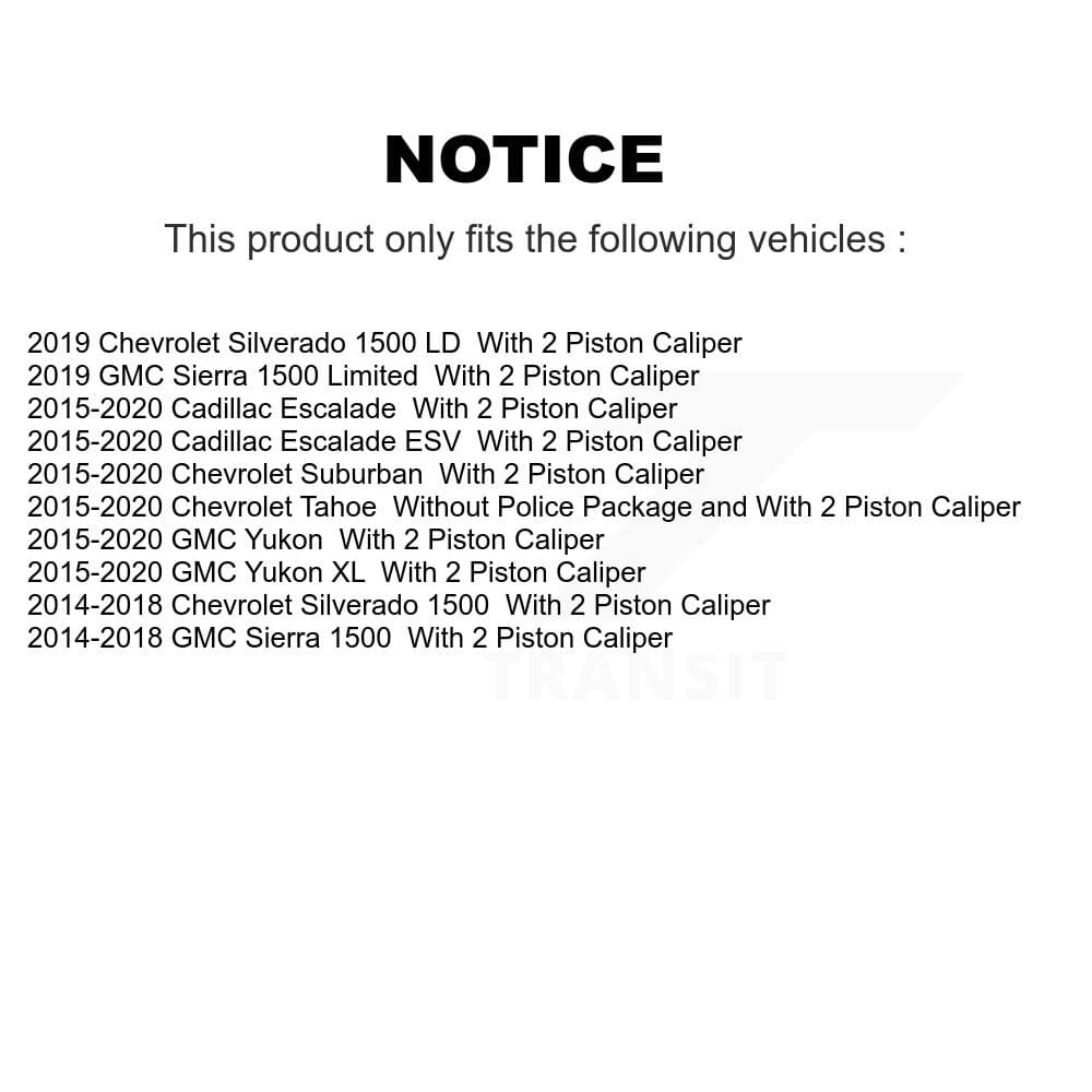 Transit Auto - KFN-100511 - Front and Rear Disc Brake Pad Kits image 14