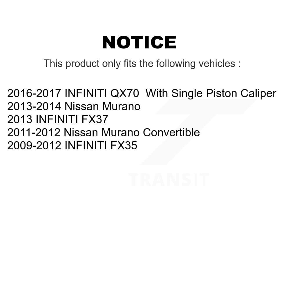 Transit Auto - KFN-100517 - Front and Rear Disc Brake Pad Kits image 14