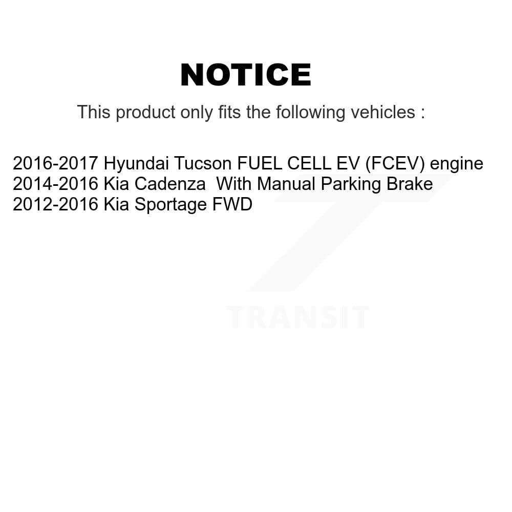 Transit Auto - KFN-100557 - Front and Rear Disc Brake Pad Kits image 14
