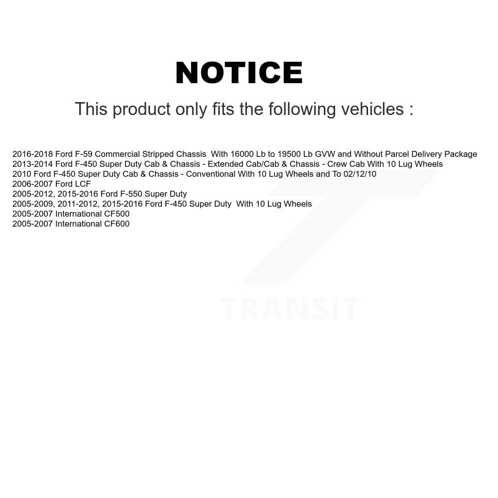 Transit Auto - KFN-100567 - Front and Rear Disc Brake Pad Kits image 14