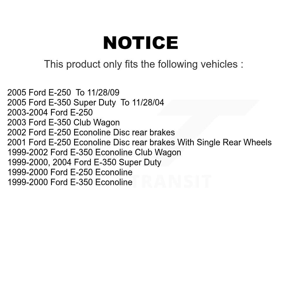 Transit Auto - KFN-100705 - Front and Rear Disc Brake Pad Kits image 14