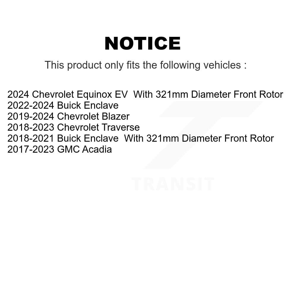 Genius - KG-100063 - Front Disc Brake Rotor Kits image 14