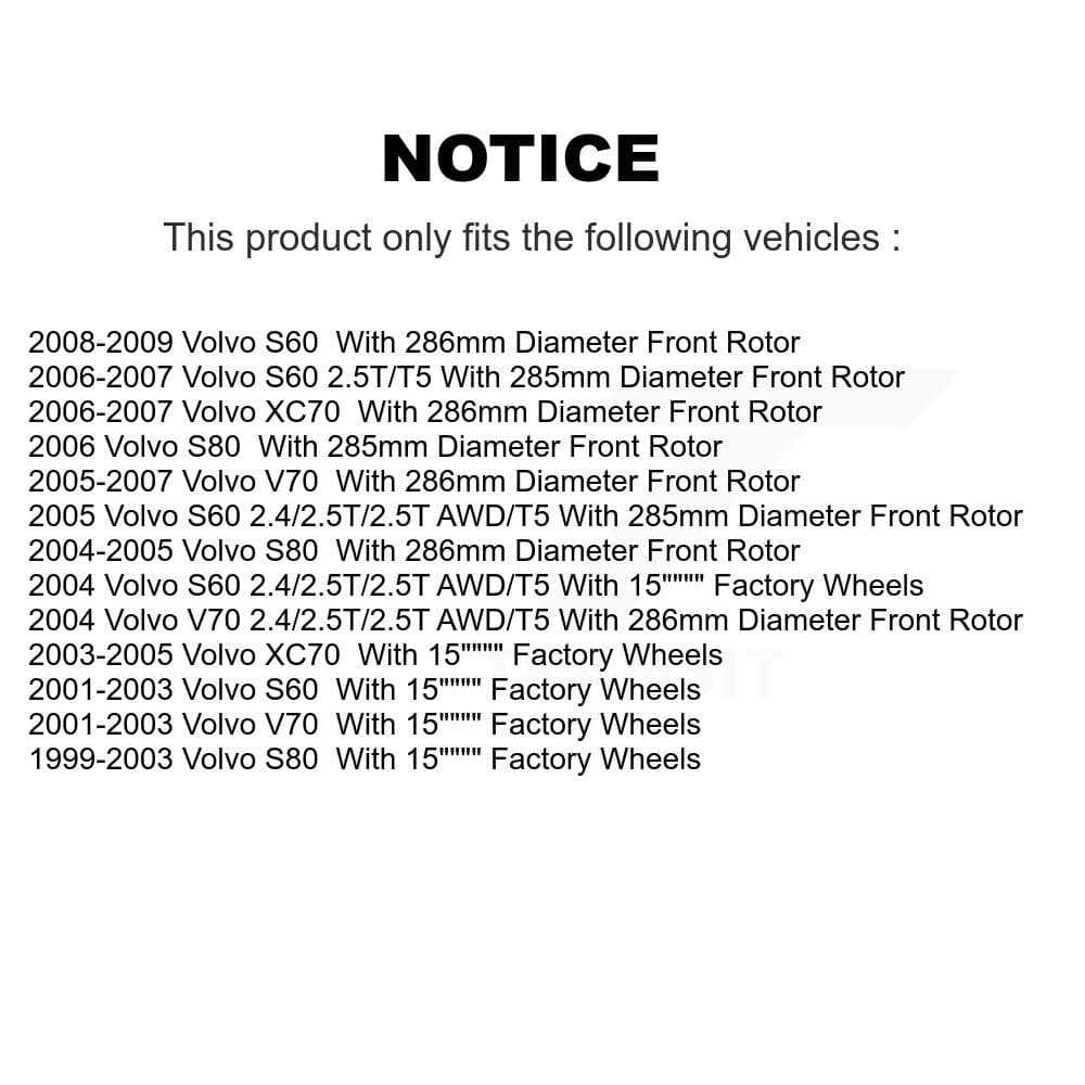 Genius - KG-100183 - Front Disc Brake Rotor Kits image 14