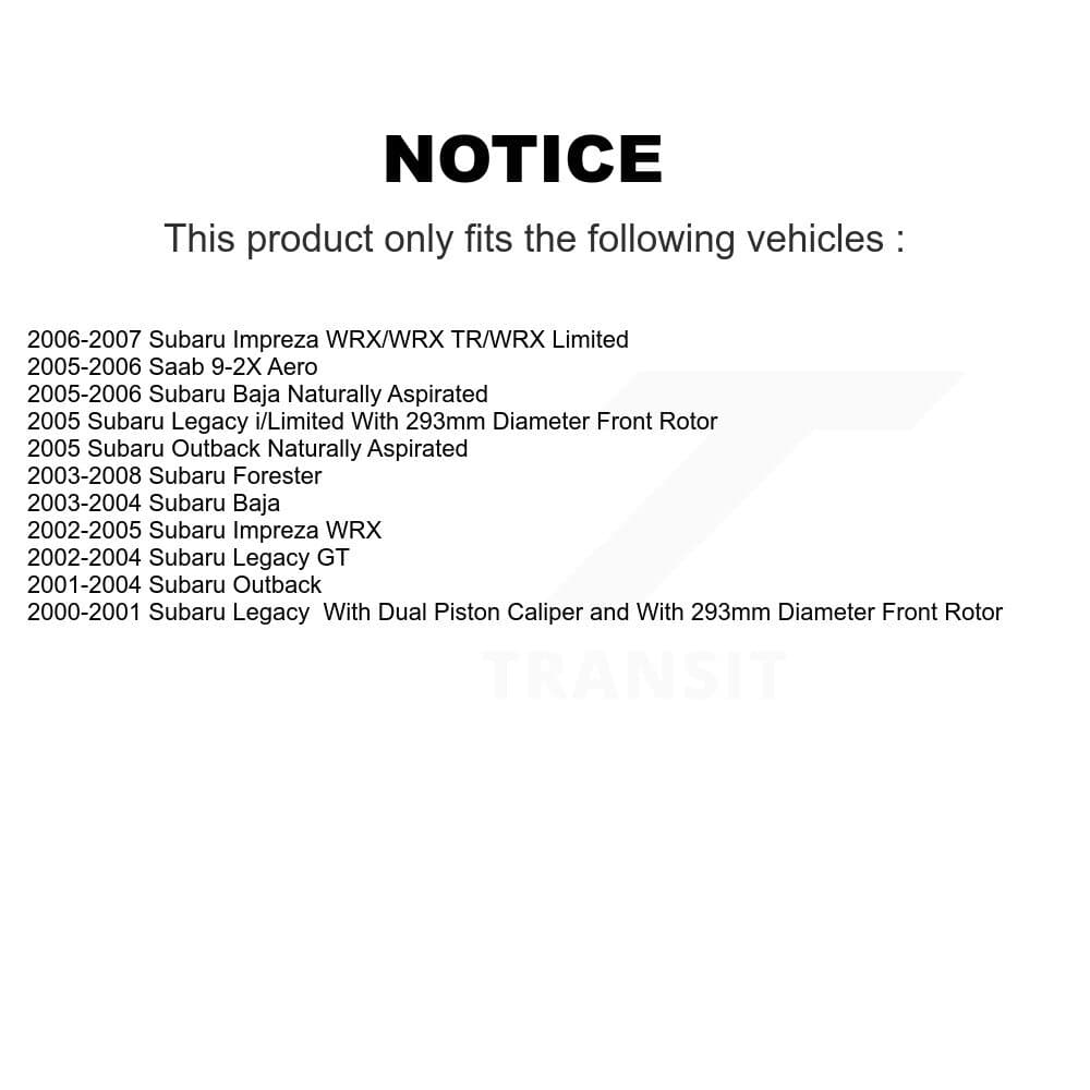 Genius - KG-100201 - Front Disc Brake Rotor Kits image 14