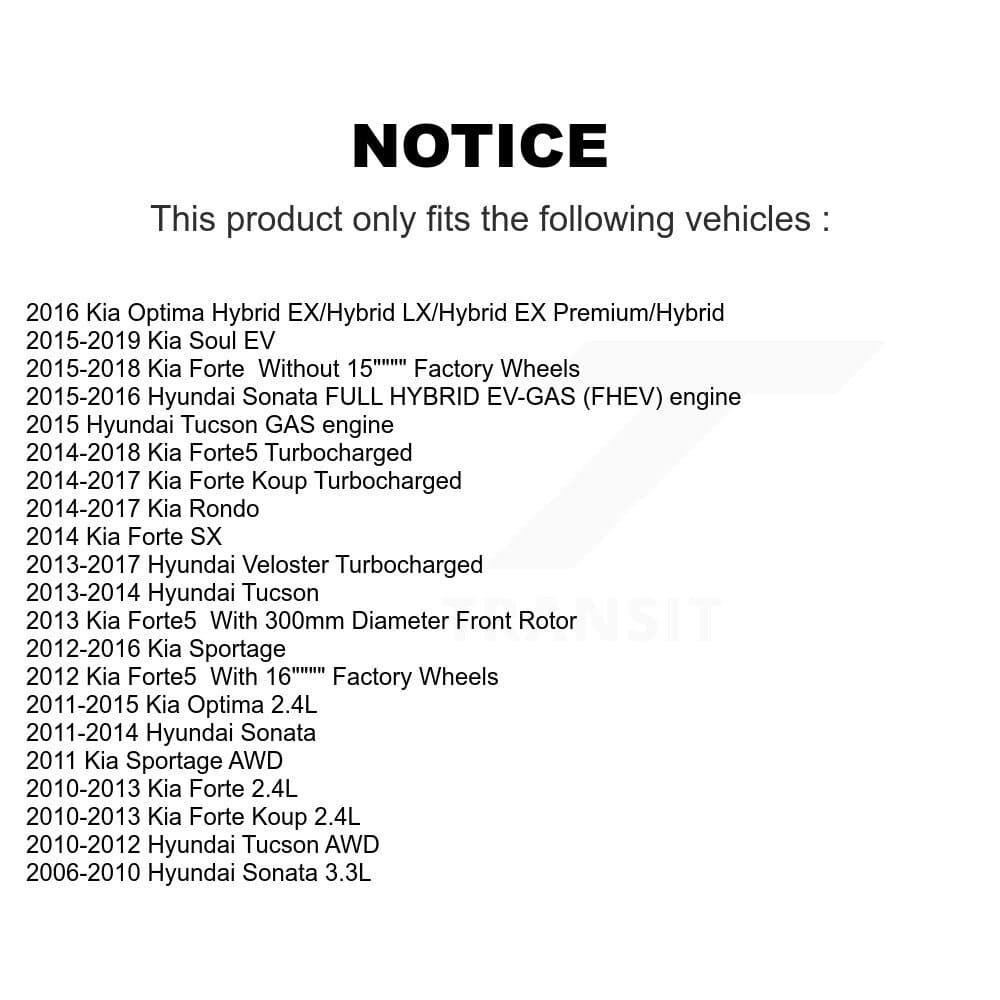 Genius - KG-100252 - Front Disc Brake Rotor Kits image 14