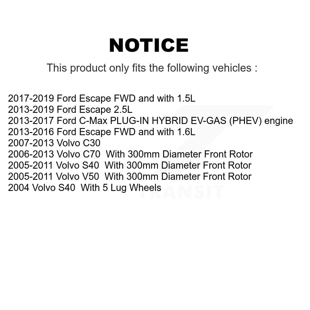 Genius - KG-100282 - Front Disc Brake Rotor Kits image 14