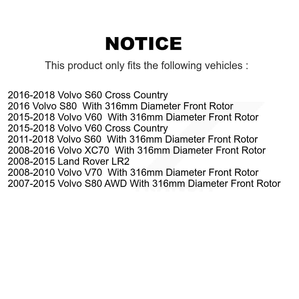 Genius - KG-100293 - Front Disc Brake Rotor Kits image 14