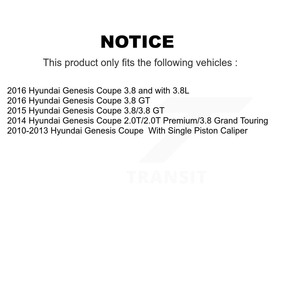 Genius - KG-100314 - Front Disc Brake Rotor Kits image 14