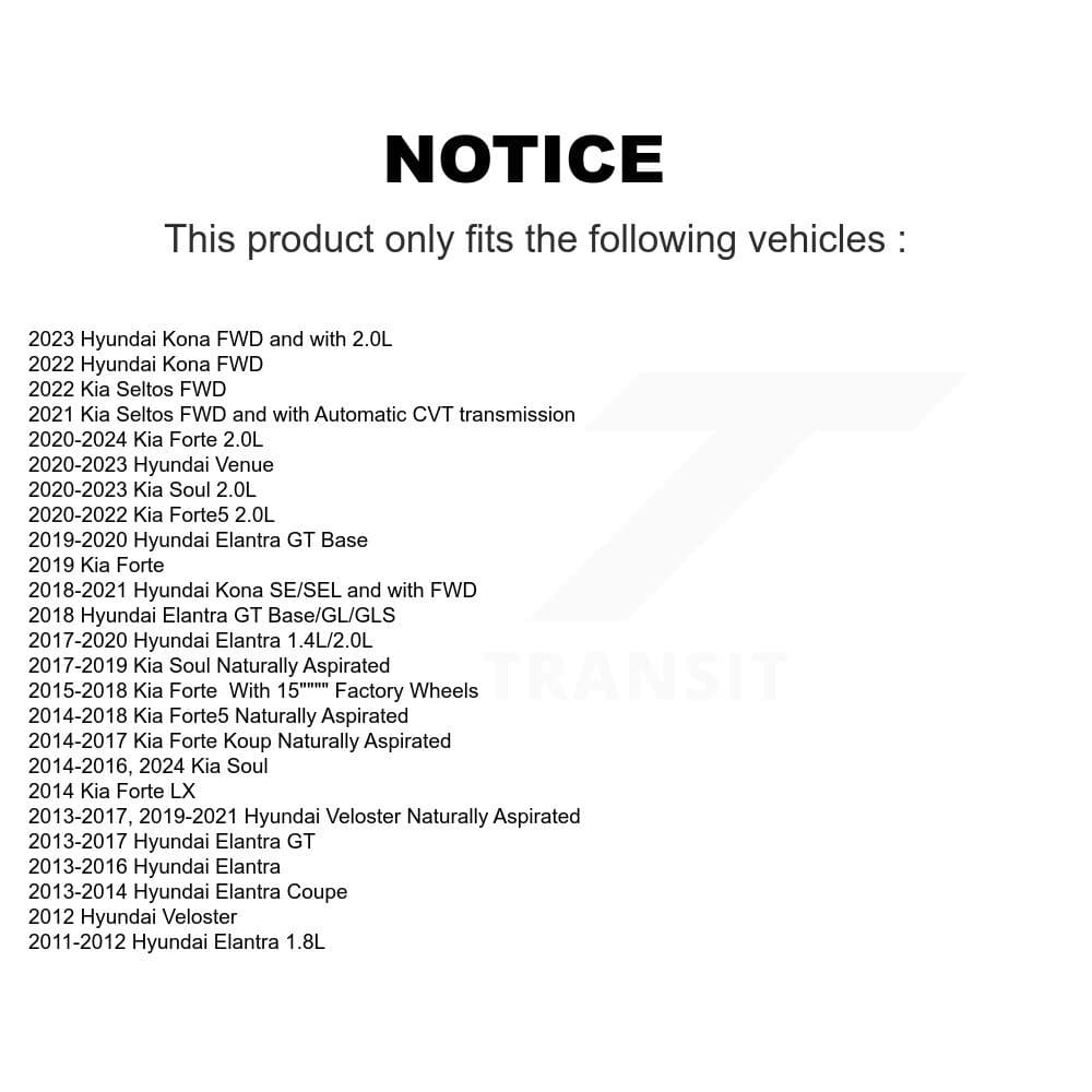 Genius - KG-100329 - Front Disc Brake Rotor Kits image 14