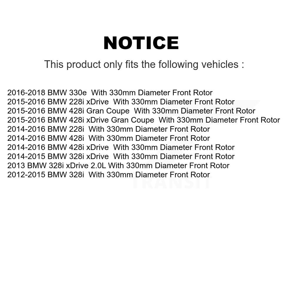 Genius - KG-100355 - Front Disc Brake Rotor Kits image 14