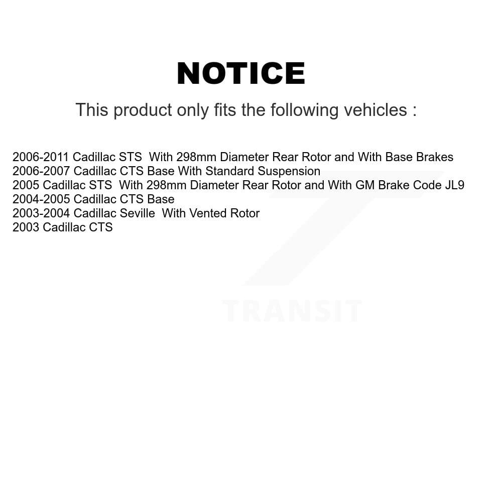 Genius - KG-100390 - Rear Disc Brake Rotor Kits image 14