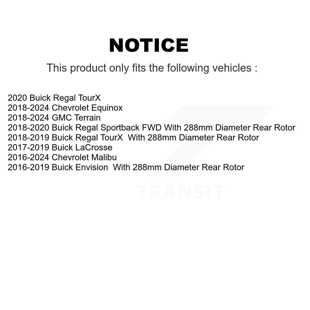 Genius - KG-100420 - Rear Disc Brake Rotor Kits image 14