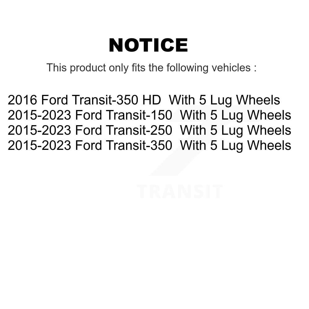 Genius - KG-100459 - Rear Disc Brake Rotor Kits image 14