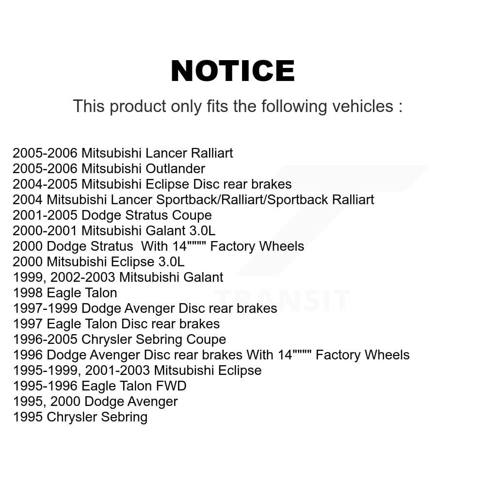 Genius - KG-100463 - Rear Disc Brake Rotor Kits image 14