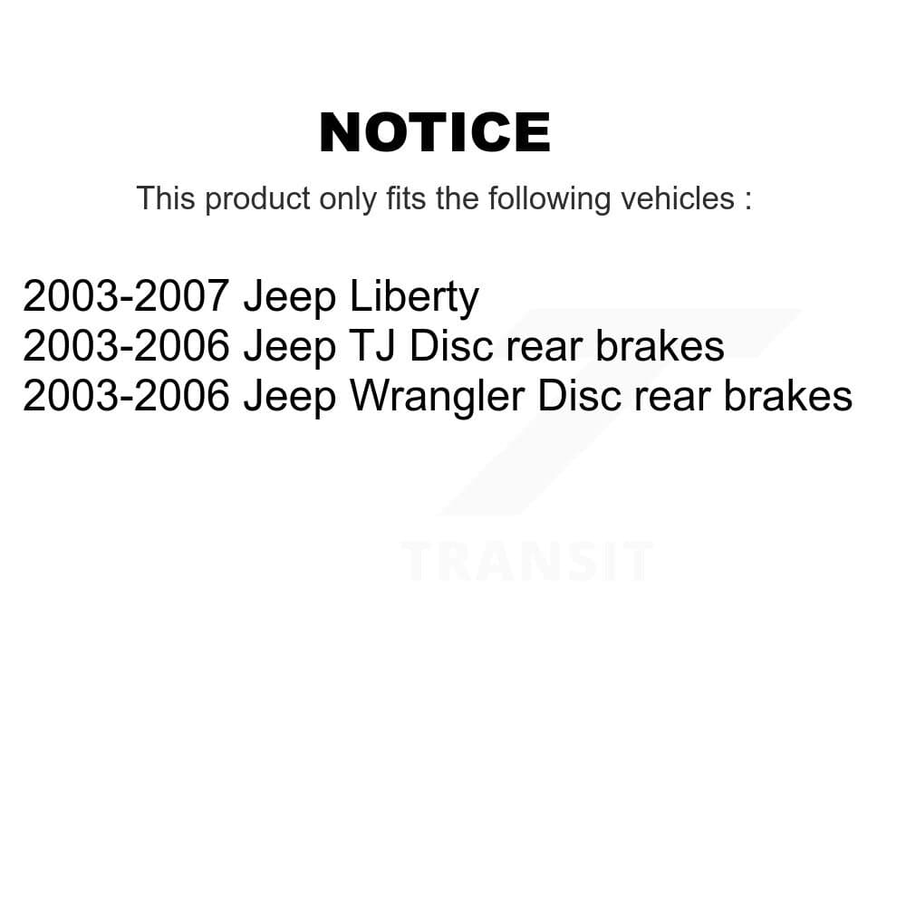 Genius - KG-100467 - Rear Disc Brake Rotor Kits image 14