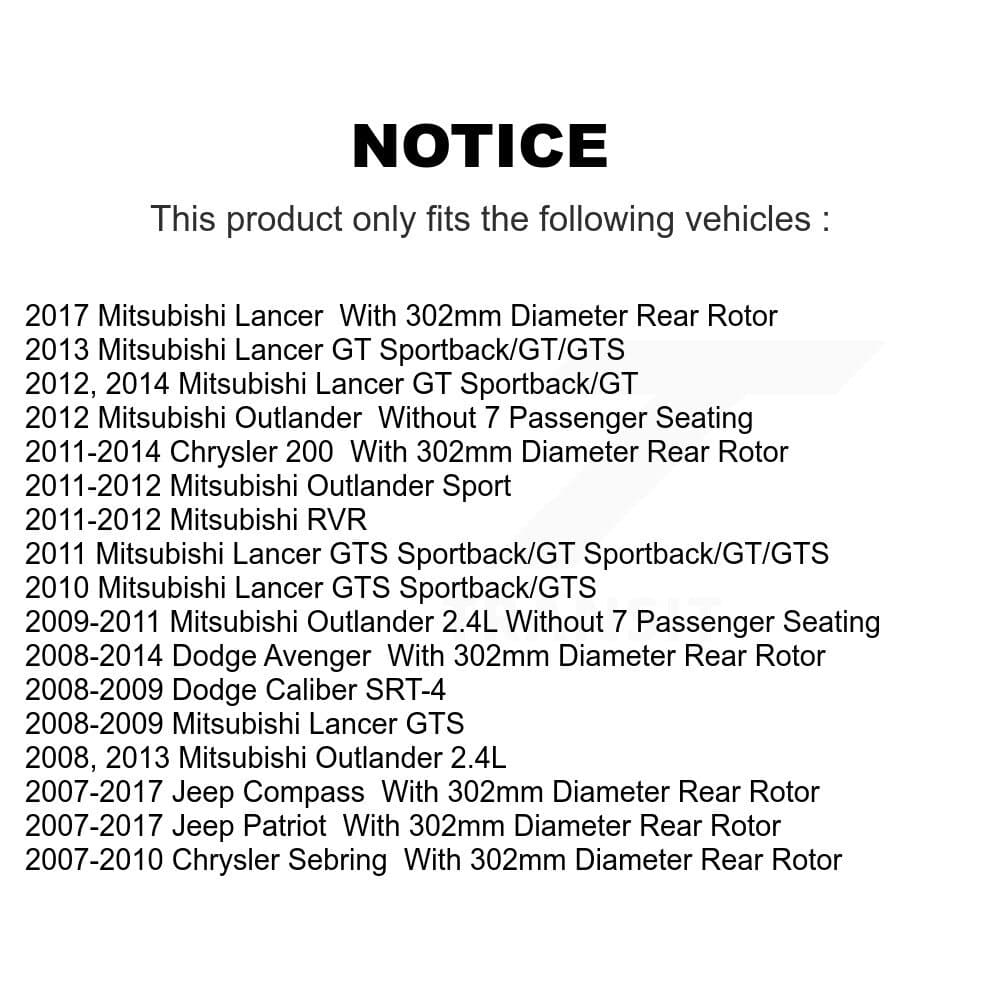 Genius - KG-100478 - Rear Disc Brake Rotor Kits image 14
