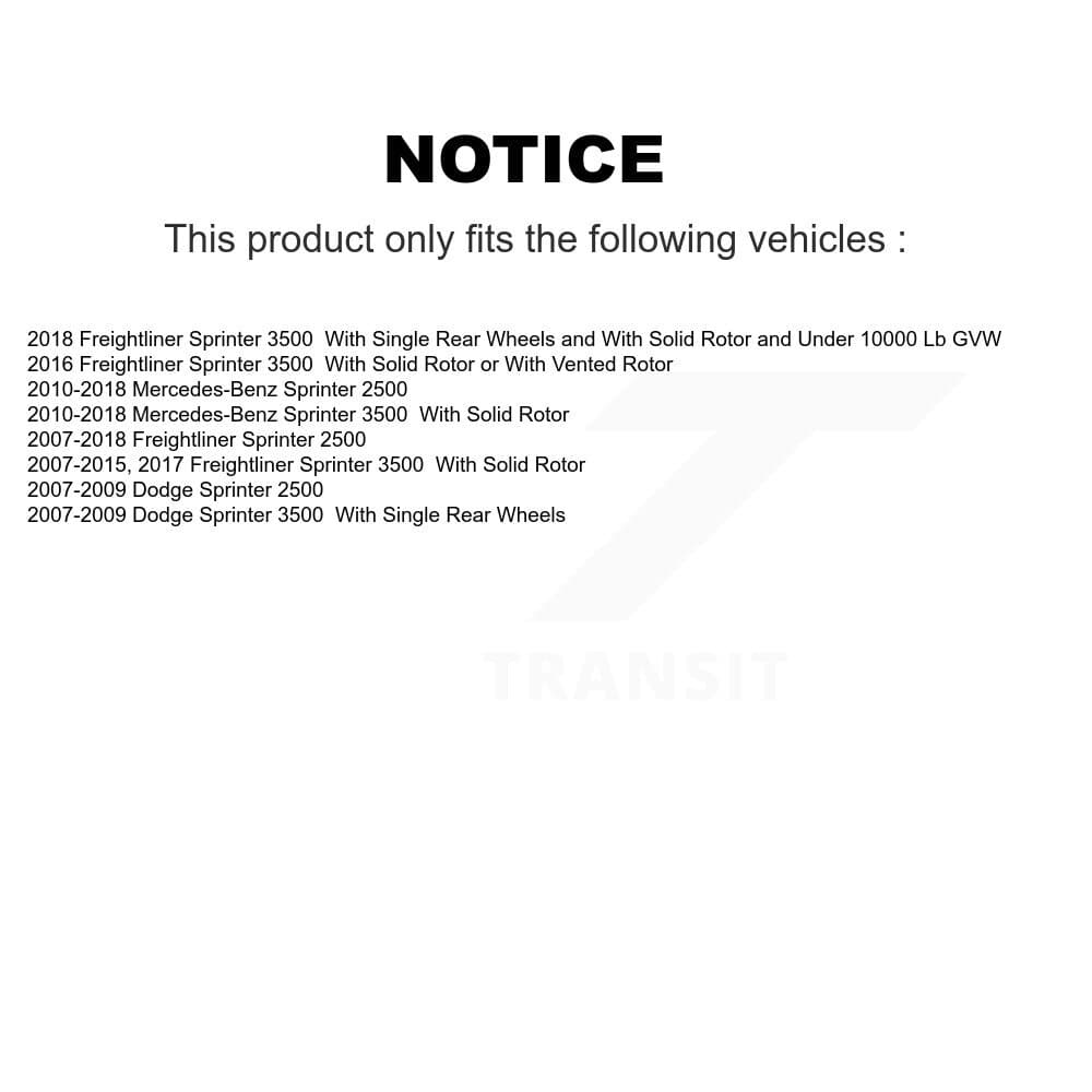 Genius - KG-100481 - Rear Disc Brake Rotor Kits image 14