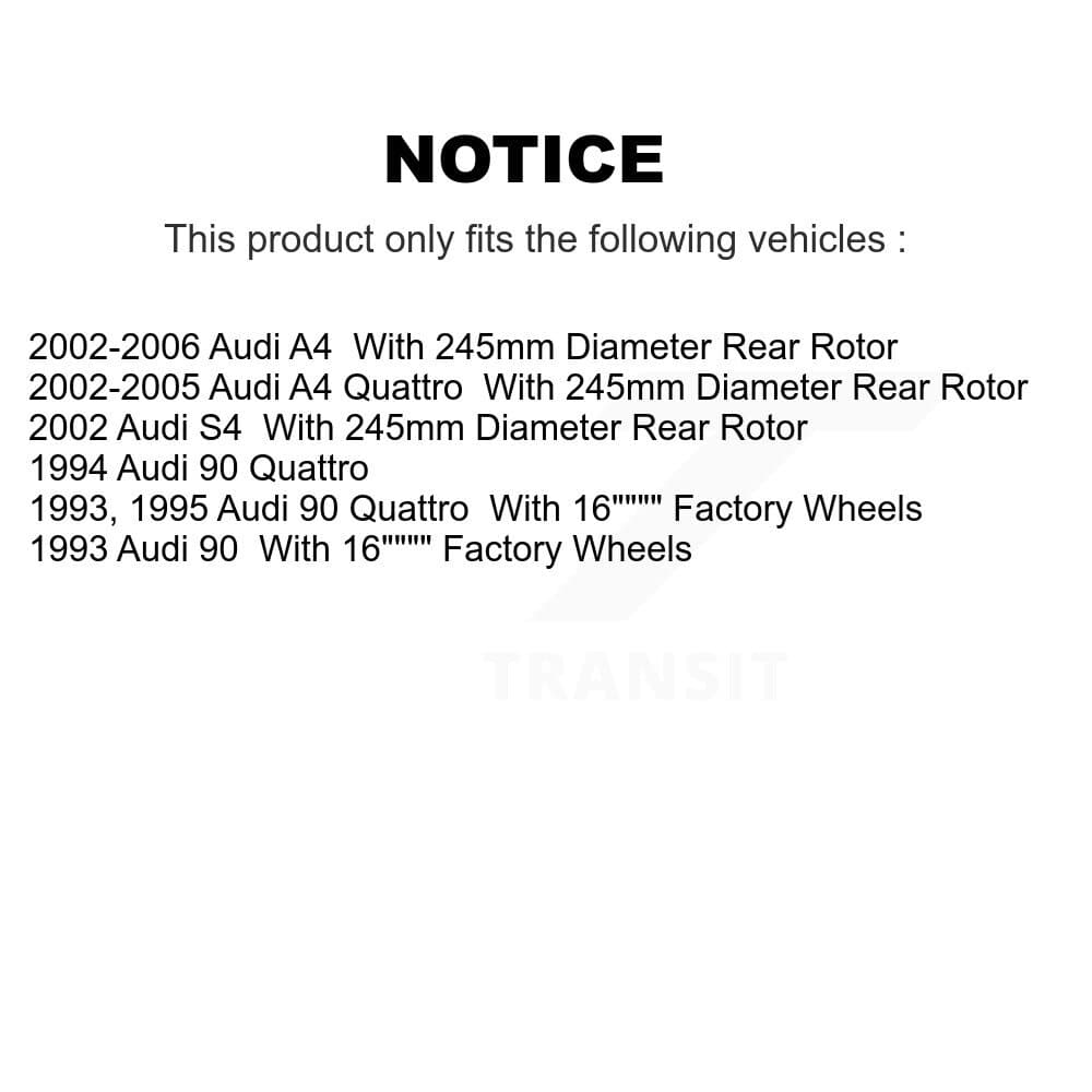 Genius - KG-100498 - Rear Disc Brake Rotor Kits image 14