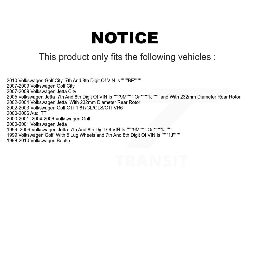 Genius - KG-100507 - Rear Disc Brake Rotor Kits image 14