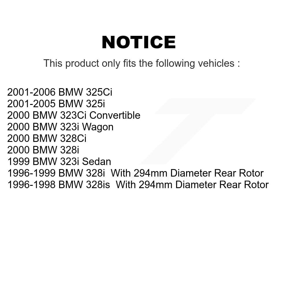 Genius - KG-100527 - Rear Disc Brake Rotor Kits image 14