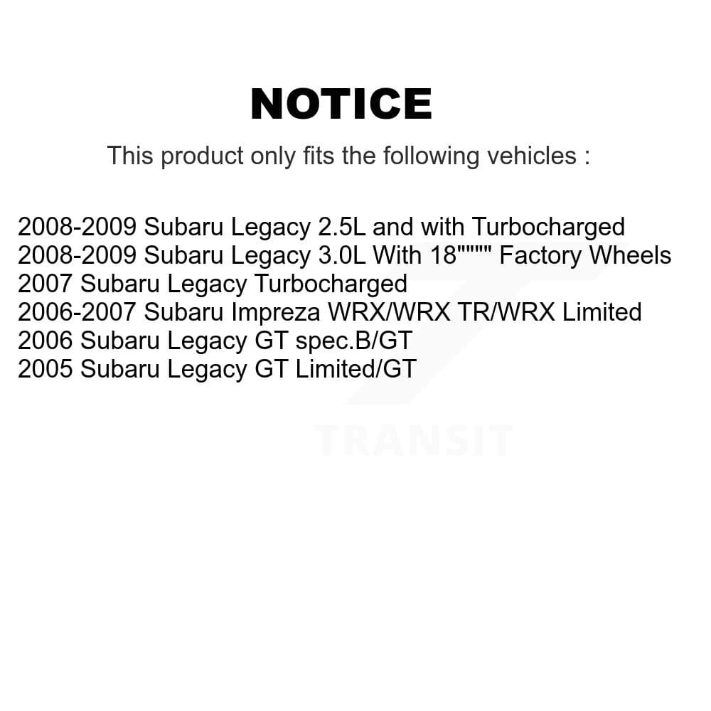 Genius - KG-100555 - Rear Disc Brake Rotor Kits image 14