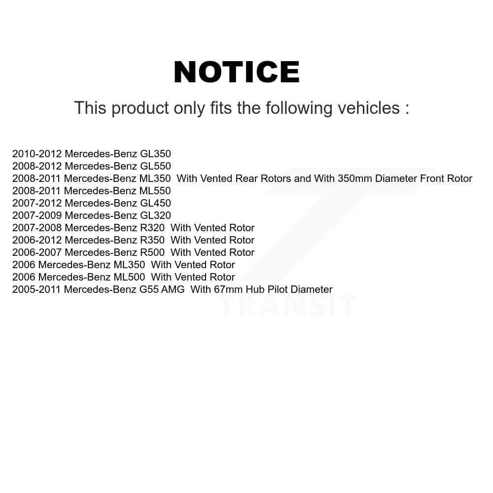 Genius - KG-100568 - Rear Disc Brake Rotor Kits image 14
