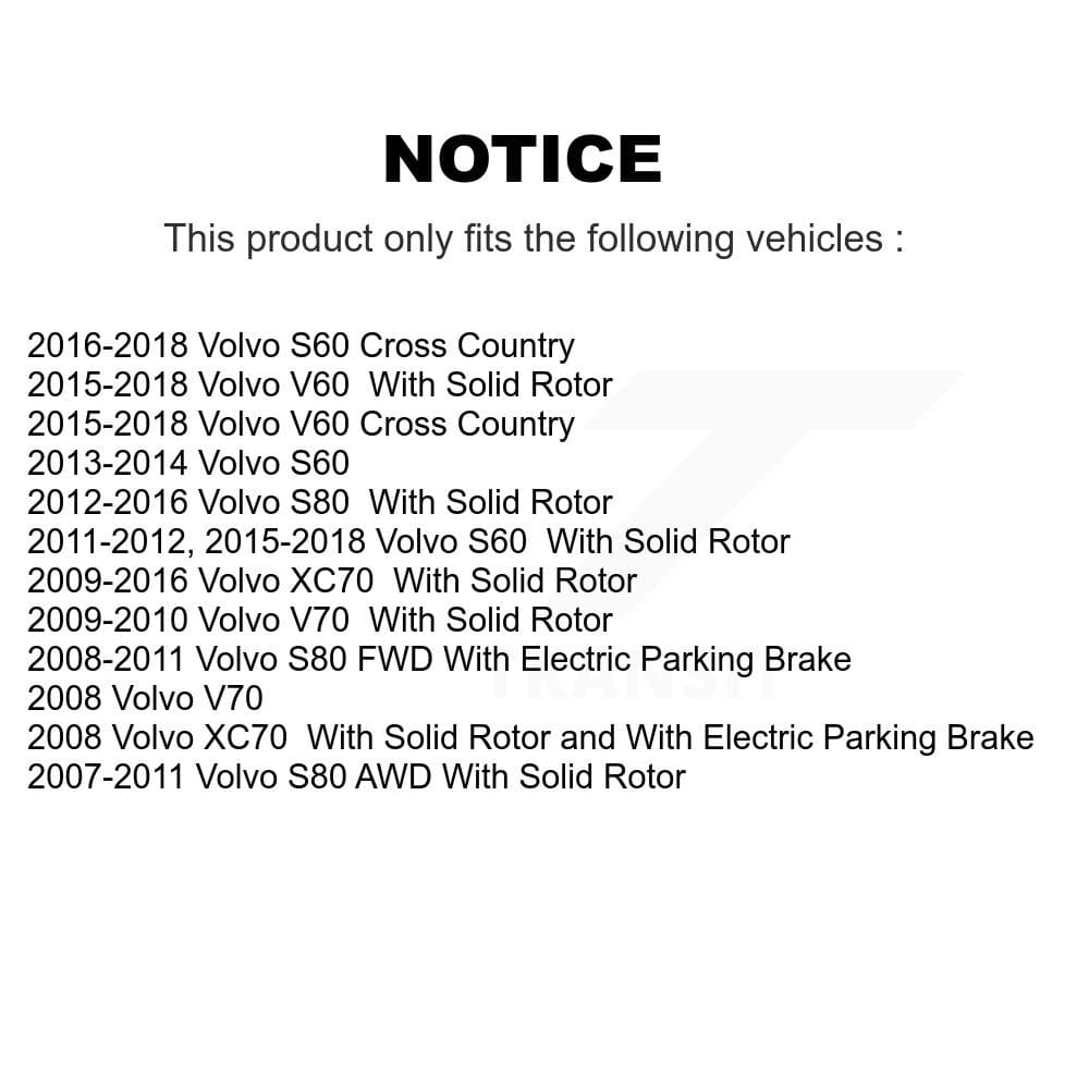 Genius - KG-100601 - Rear Disc Brake Rotor Kits image 14