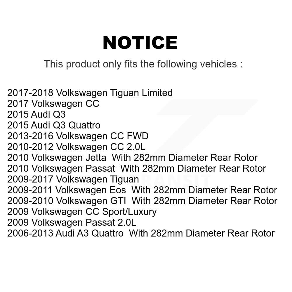 Genius - KG-100629 - Rear Disc Brake Rotor Kits image 14