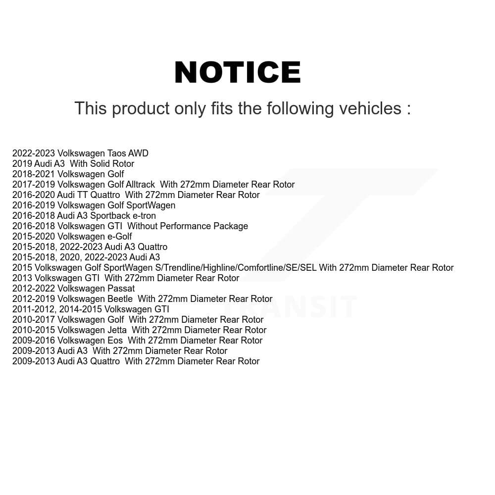 Genius - KG-100630 - Rear Disc Brake Rotor Kits image 14