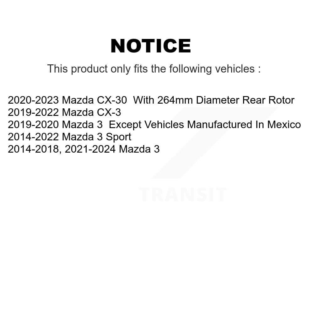 Genius - KG-100663 - Rear Disc Brake Rotor Kits image 14