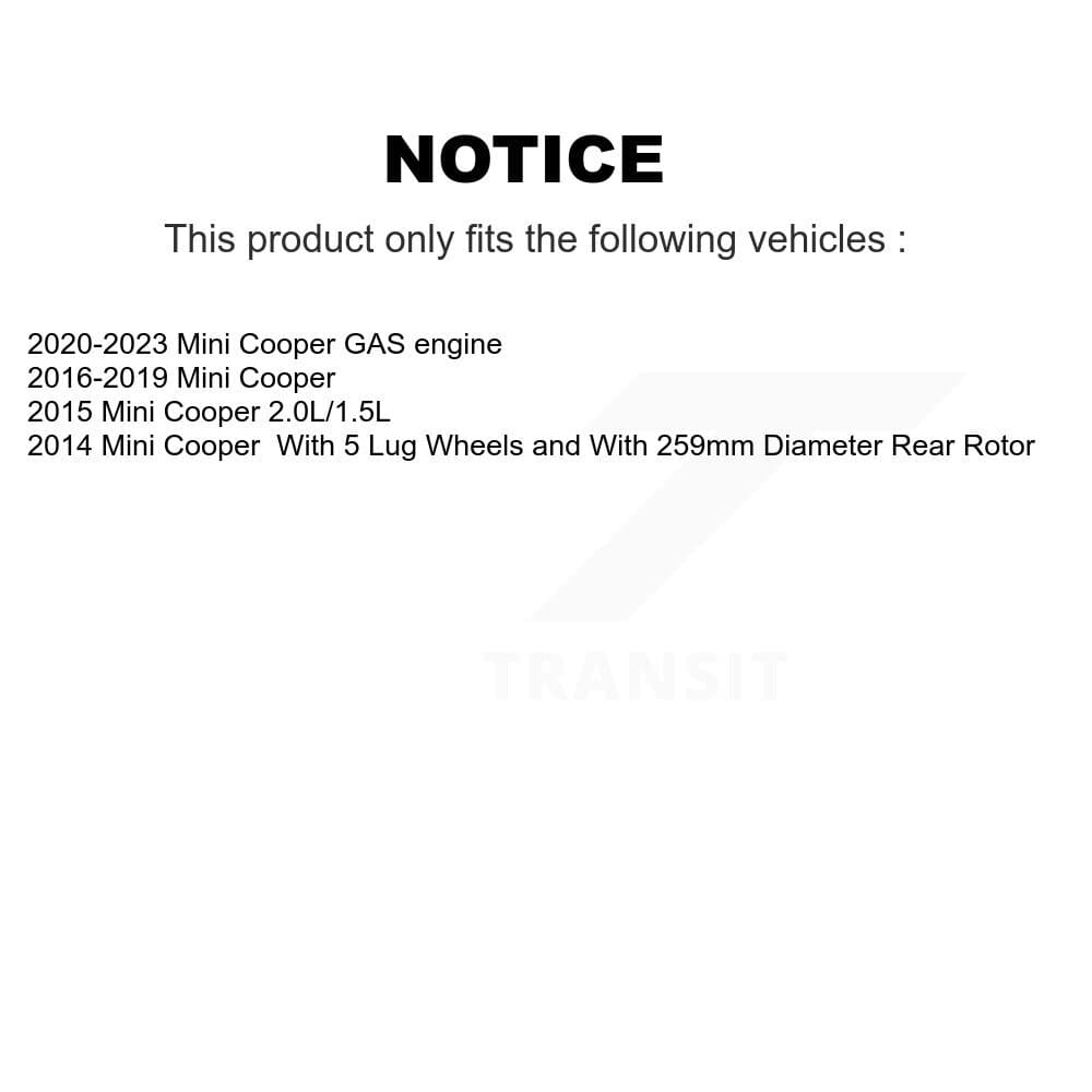 Genius - KG-100669 - Rear Disc Brake Rotor Kits image 14