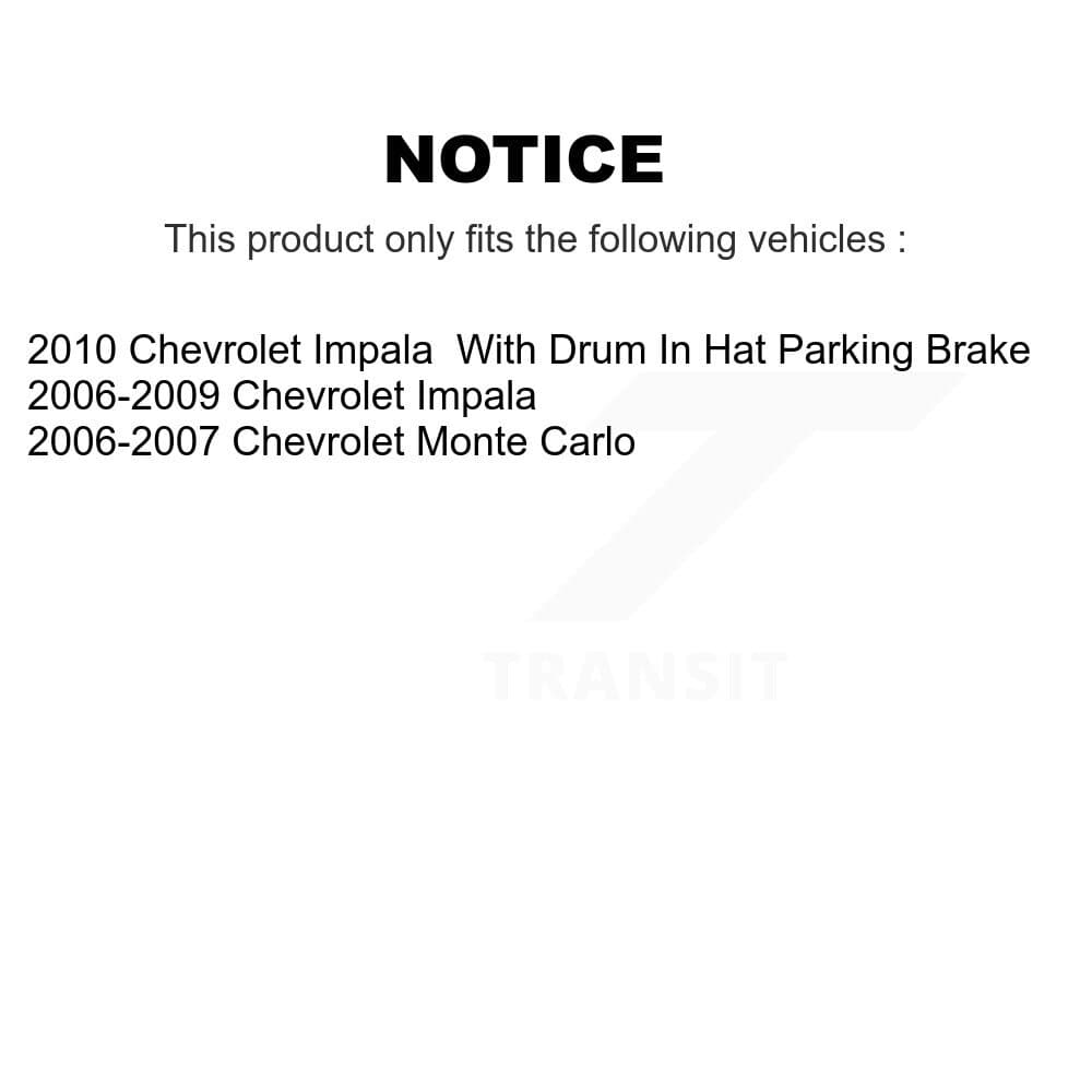 Genius - KG-100730 - Front and Rear Disc Brake Rotor Kits image 14