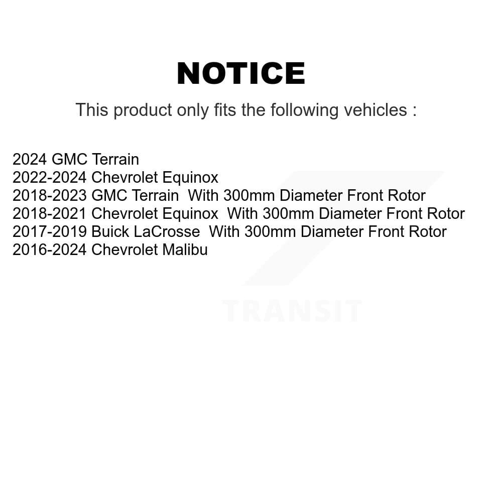 Genius - KG-100751 - Front and Rear Disc Brake Rotor Kits image 14