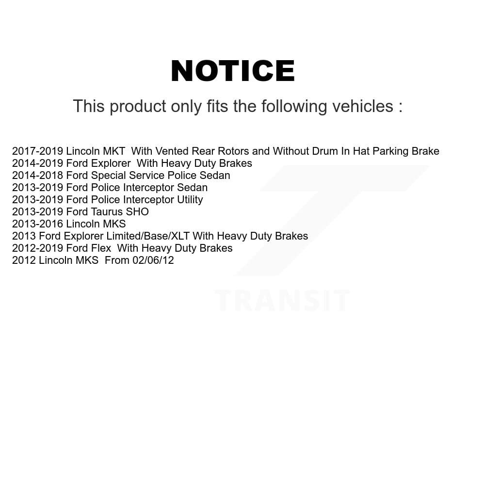 Genius - KG-100804 - Front and Rear Disc Brake Rotor Kits image 14