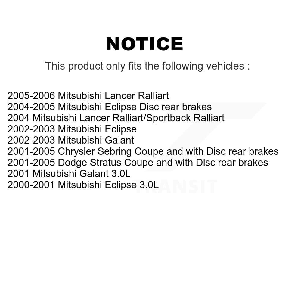 Genius - KG-100821 - Front and Rear Disc Brake Rotor Kits image 14
