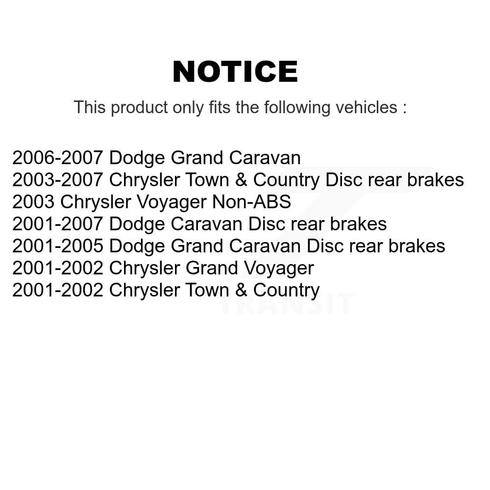 Genius - KG-100827 - Front and Rear Disc Brake Rotor Kits image 14