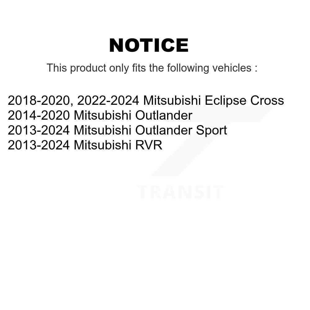 Genius - KG-100843 - Front and Rear Disc Brake Rotor Kits image 14