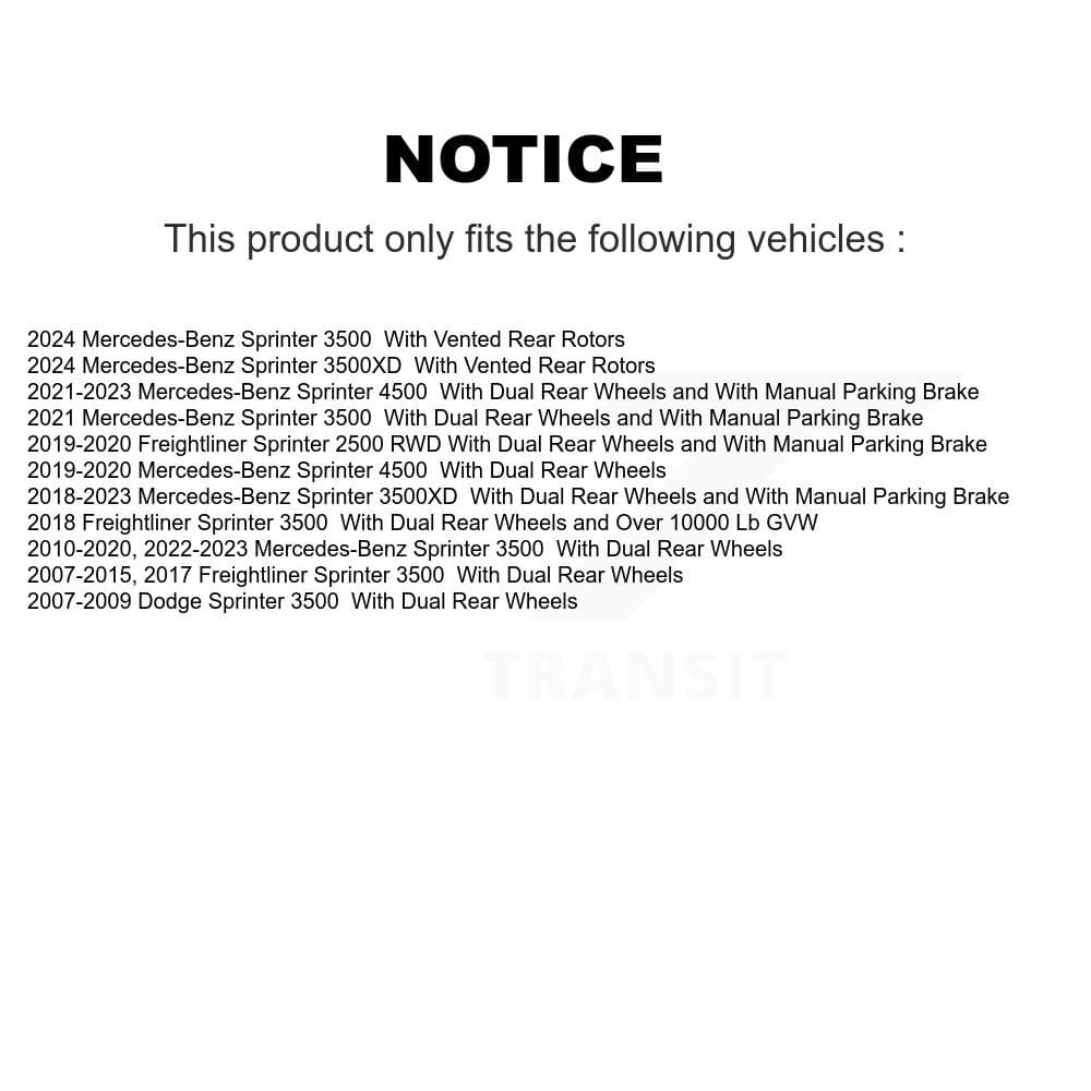 Genius - KG-100846 - Front and Rear Disc Brake Rotor Kits image 14