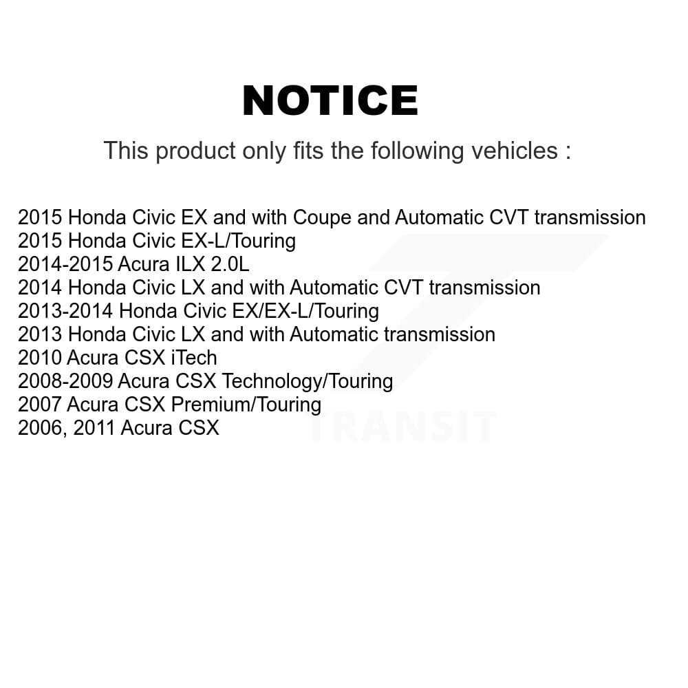 Genius - KG-100884 - Front and Rear Disc Brake Rotor Kits image 14