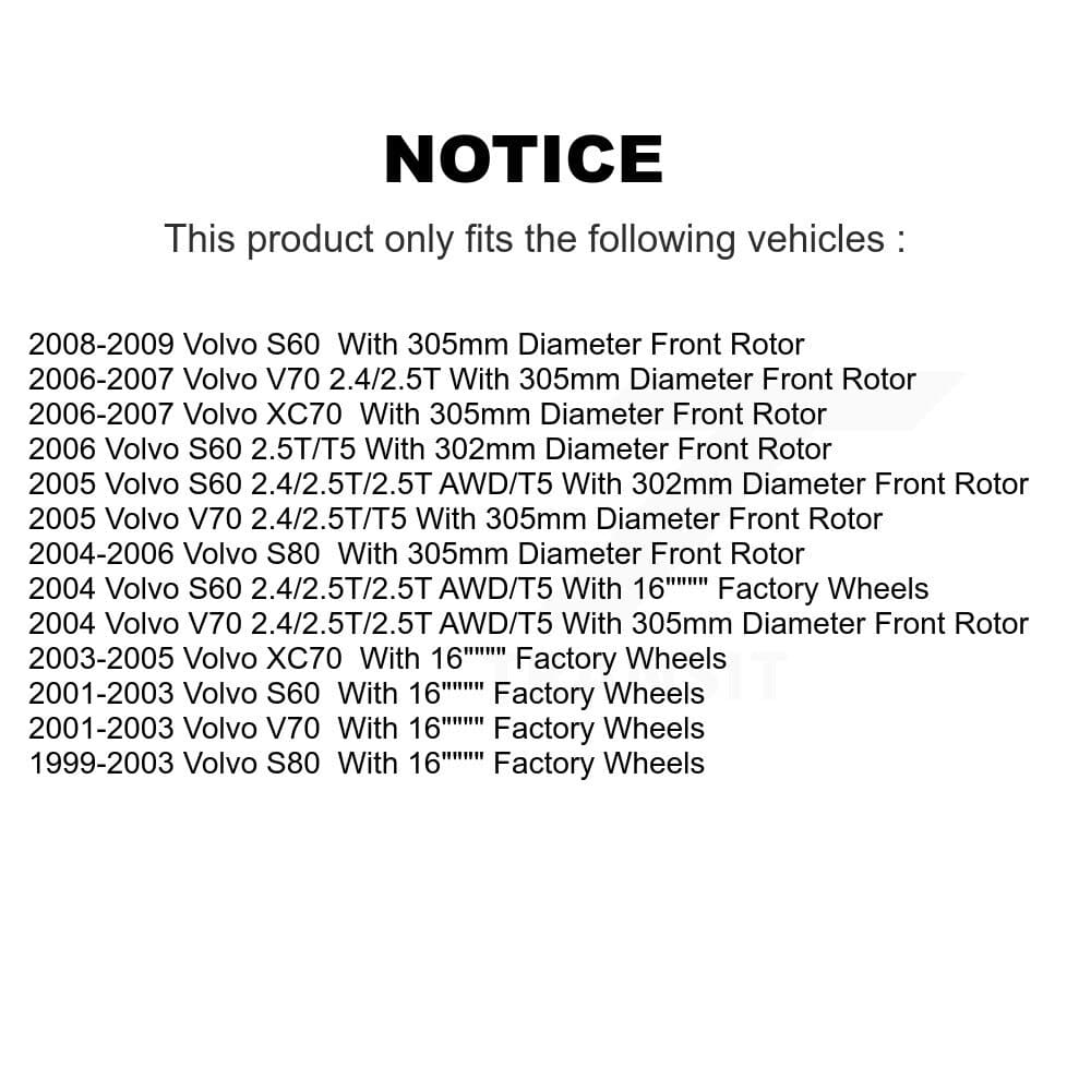 Genius - KG-100909 - Front and Rear Disc Brake Rotor Kits image 14