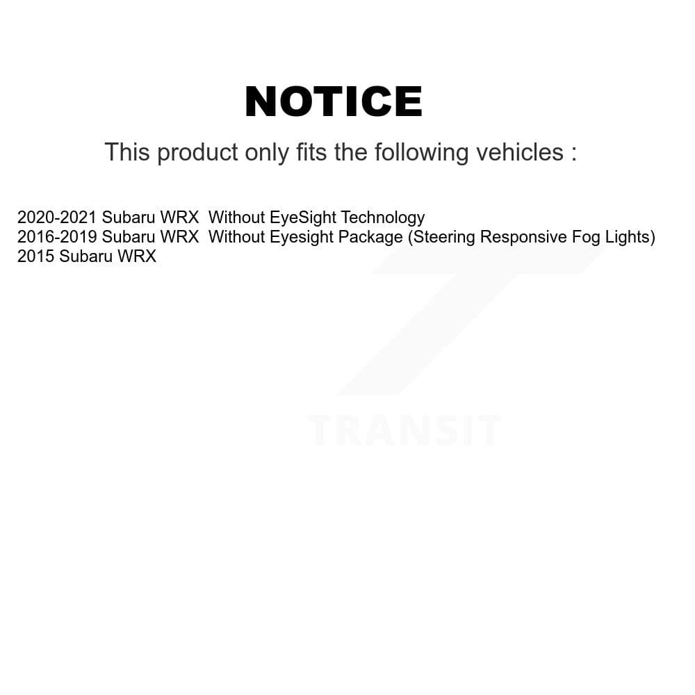 Genius - KG-100993 - Front and Rear Disc Brake Rotor Kits image 14