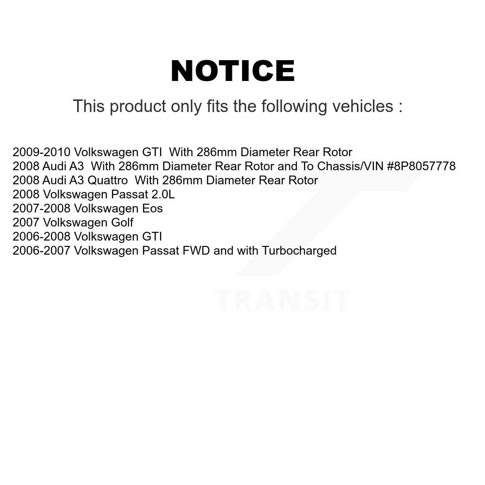 Genius - KG-100995 - Front and Rear Disc Brake Rotor Kits image 14