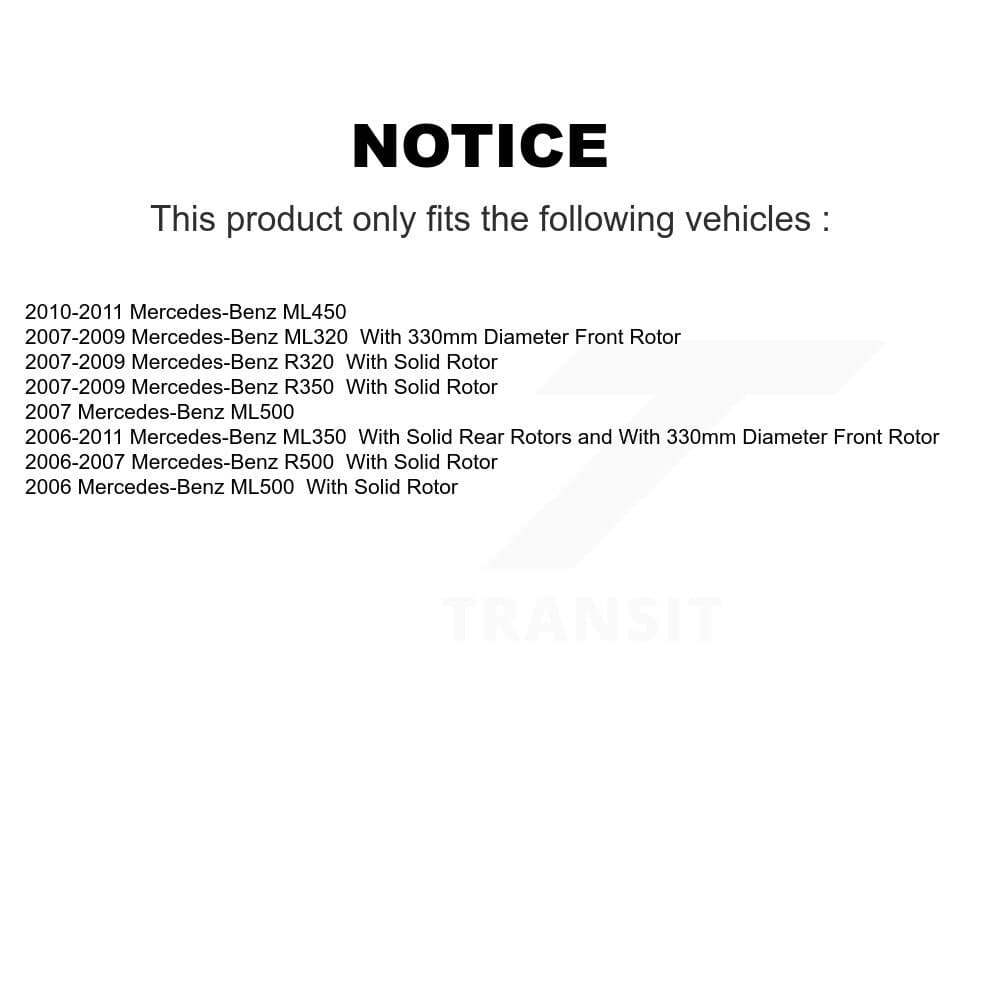 Genius - KG-101010 - Front and Rear Disc Brake Rotor Kits image 14