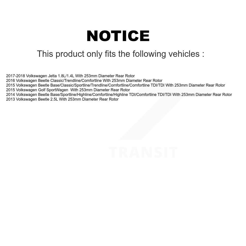 Genius - KG-101017 - Front and Rear Disc Brake Rotor Kits image 14