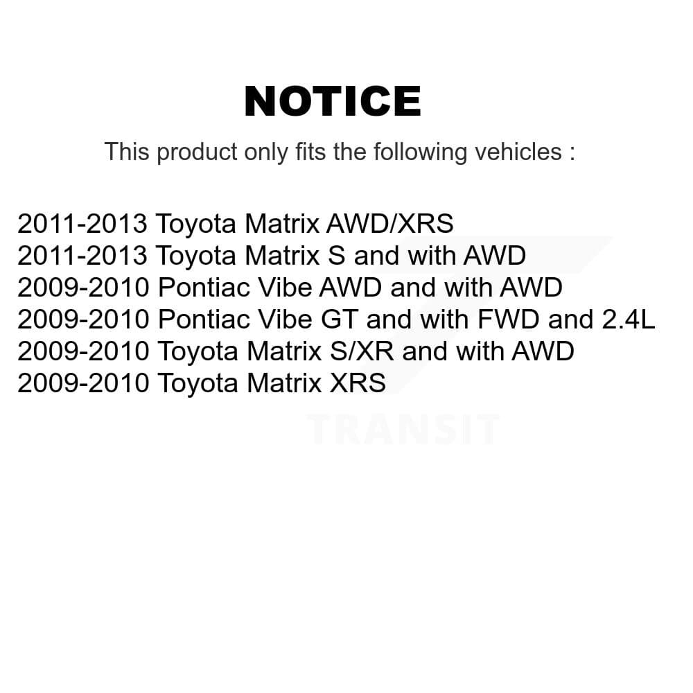 Genius - KG-101026 - Front and Rear Disc Brake Rotor Kits image 14