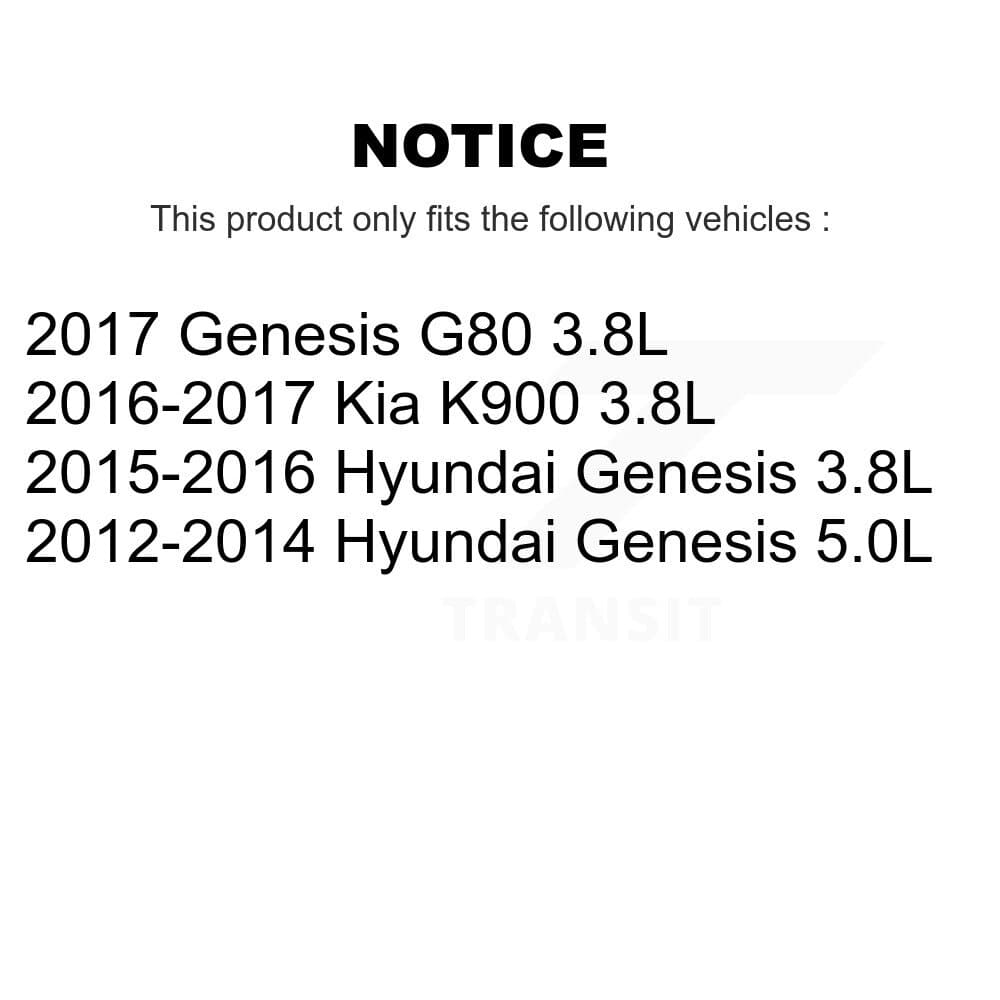 Genius - KG-101139 - Front and Rear Disc Brake Rotor Kits image 14