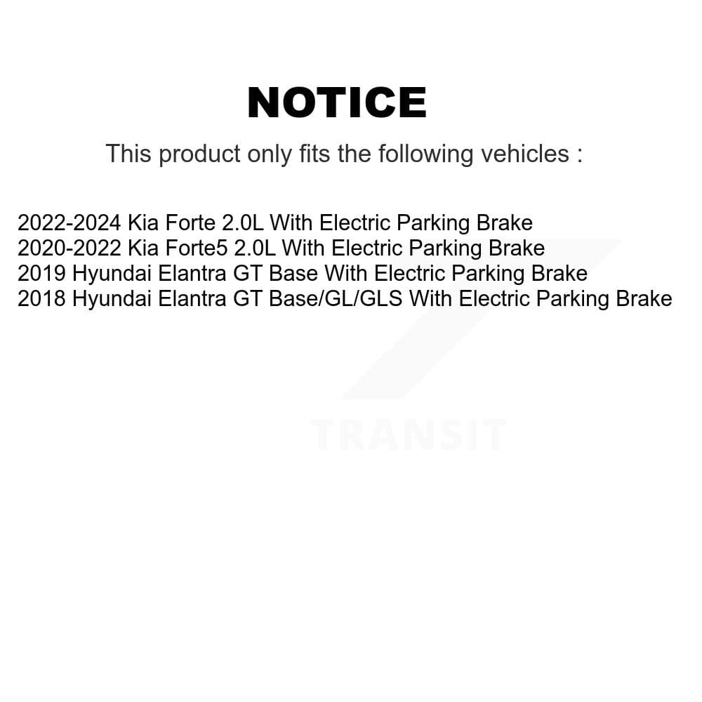Genius - KG-101141 - Front and Rear Disc Brake Rotor Kits image 14