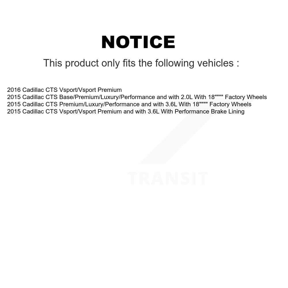 Genius - KG-101230 - Front and Rear Disc Brake Rotor Kits image 14