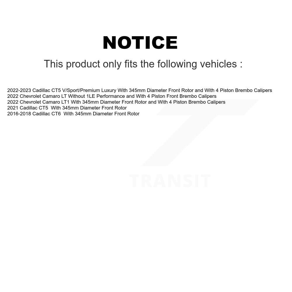 Genius - KG-101231 - Front and Rear Disc Brake Rotor Kits image 14
