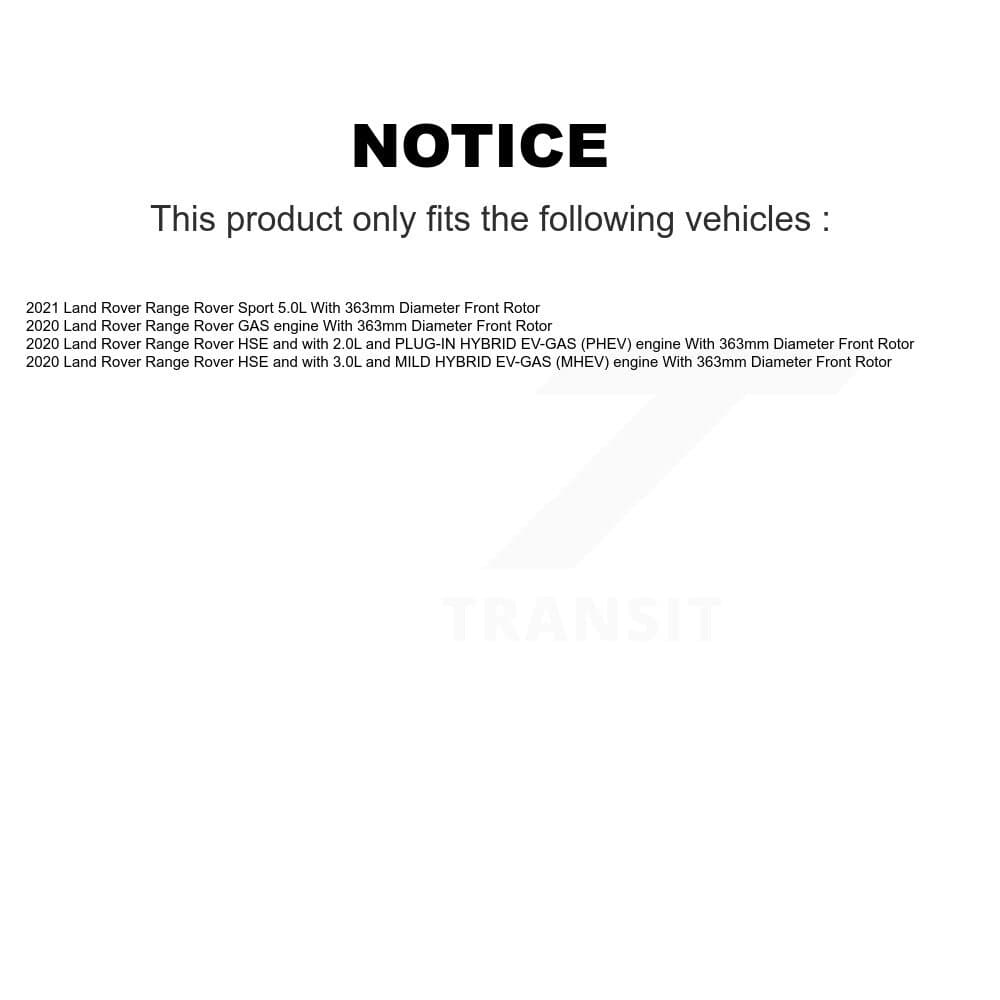 Genius - KG-101300 - Front and Rear Disc Brake Rotor Kits image 14